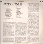 LP - Peter Anders - Historische Aufnahmen 1938 und 1951