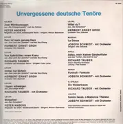LP - Peter Anders, Richard Tauber, Joseph Schmidt,.. - Unvergessene Deutsche Tenöre