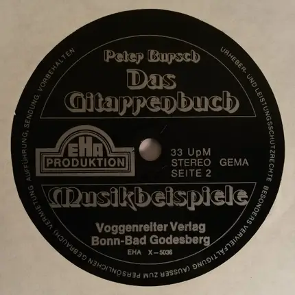 Peter Bursch - Gitarrenbuch Musikbeispiele Nr.1