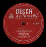 LP - Peter Cook & Dudley Moore - Not Only Peter Cook... But Also Dudley Moore
