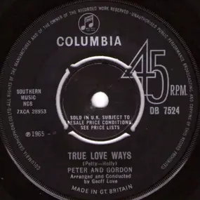 Peter & Gordon - True Love Ways