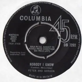 Peter & Gordon - Nobody I Know