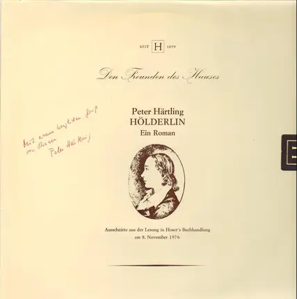 Peter Härtling - Hölderlin - Ein Roman