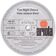LP - Peter Jacques Band - Fire Night Dance