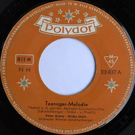 Peter Kraus - Micky Main - Teenager-Melodie / Ich Möcht' Mit Dir Träumen