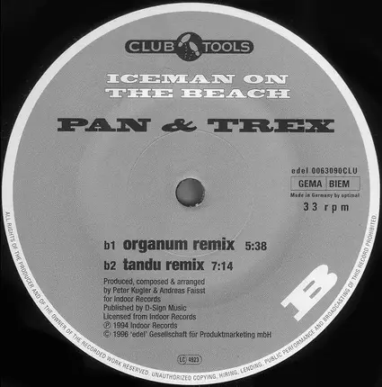 Peter Pan & Andy Trex - Iceman On The Beach (Remixes)