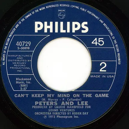 Peters & Lee - Welcome Home