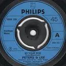 7'' - Peters & Lee - By Your Side - Push-out centre