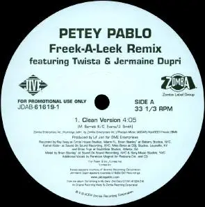 Petey Pablo Featuring Twista & Jermaine Dupri - Freek-A-Leek Remix