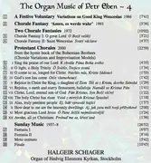 CD - Petr Eben / Halgeir Schiager - A Festive Voluntary: Variations On Good King Wenceslas • Chorale Fantasies • Protestant Chorales: Chorale Variations And Improvisation Models • Sunday Music