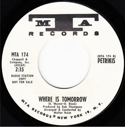 Petrikis - Open Air Market / Where Is Tomorrow