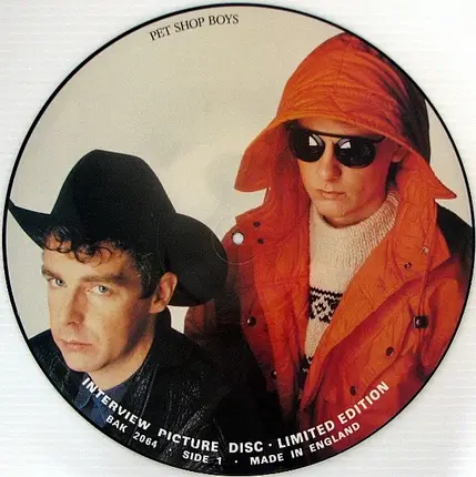 Pet Shop Boys - Limited Edition Interview Picture Disc