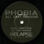 7inch Vinyl Single - Phobia - All That Remains - incl. Insert