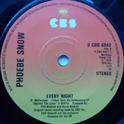 7'' - Phoebe Snow - Every Night