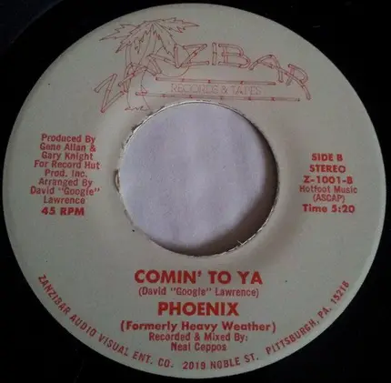 Phoenix (Formerly Heavy Weather) - (Live, Love,Laugh) Be Happy/Comin' To Ya