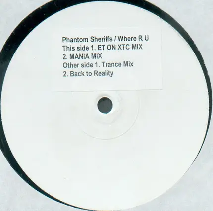 Phantom Sheriffs - Where R U