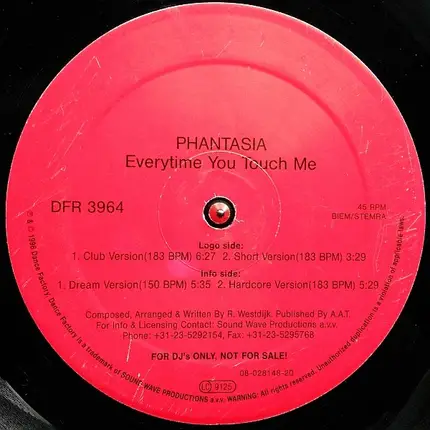 Phantasia - Everytime You Touch Me