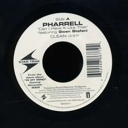 Pharrell - Can't I Have IT Like TH