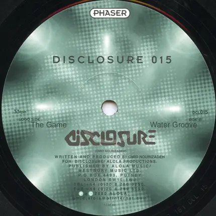 Phaser - The Game / Water Groove