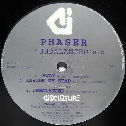 Phaser - Unbalanced E.P