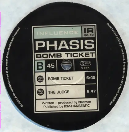 Phasis - Bomb Ticket