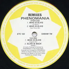 Phenomania - Who Is Elvis? (Remixes)