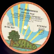 LP - Phil Manzanera - Diamond Head - Orig GER Pink Rim