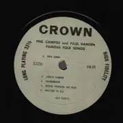 LP - Phil And Paul - Famous Folk Songs