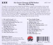 CD - Phil Bodner - Clarinet Virtuosity: Once More With Feeling!