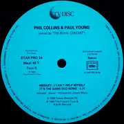 12inch Vinyl Single - Phil Collins & Paul Young - Extrait De 'The Royal Concert'