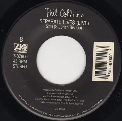 Phil Collins - Hang In Long Enough
