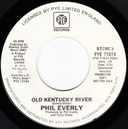 Phil Everly - Old Kentucky River