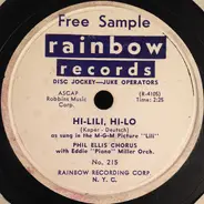 Phil Ellis Choristers , Eddie Miller And His Orchestra - Hi-Lili, Hi-Lo