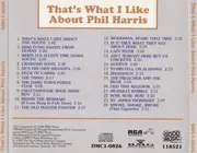 CD - Phil Harris - That's What I Like About Phil Harris