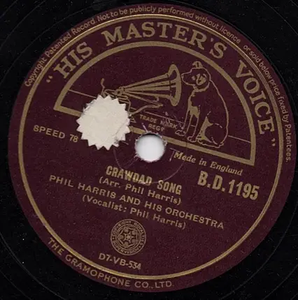 Phil Harris And His Orchestra - Smoke! Smoke! Smoke! (That Cigarette) / Crawdad Song