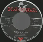 7inch Vinyl Single - Phil & John - Hello Martina / Sheila