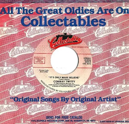 Phil Phillips / Conway Twitty - Sea Of Love / It's Only Make Believe