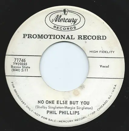 Phil Phillips - No One Else But You