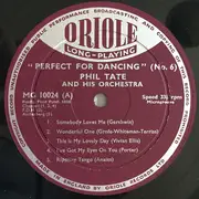 10'' - Phil Tate And His Orchestra - Perfect For Dancing (No.6)
