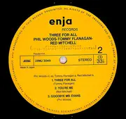 LP - Phil Woods / Tommy Flanagan / Red Mitchell - Three For All - + insert