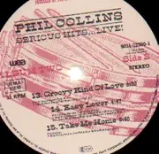 Double LP - Phil Collins - Serious Hits... Live!