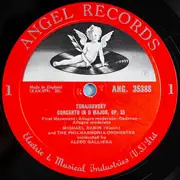 LP - Philharmonia Orchestra , Alceo Galliera , Michael Rabin - Pyotr Ilyich Tchaikovsky / Camille Saint- - Violin Concerto / Introduction And Rondo Capriccioso - Mono, dowel rod