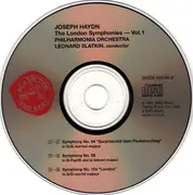CD - Philharmonia Orchestra , Leonard Slatkin - Haydn Symphonies - The London Symphonies Vol. 1
