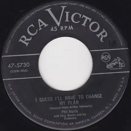 Phil Harris With Skip Martin And His Orchestra - I Guess I'll Have To Change My Plan / The Persian Kitten