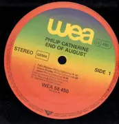 LP - Philip Catherine - End Of August - rainbow color label