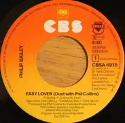 7inch Vinyl Single - Philip Bailey With Phil Collins - Easy Lover