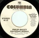 7inch Vinyl Single - Philip Bailey - Photogenic Memory - Promo Copy