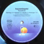 LP - Philip Glass - Koyaanisqatsi (Original Soundtrack Album From The Film)