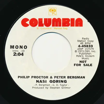 Philip Proctor & Peter Bergman - Communist Love Song / Nasi Goring