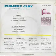 7inch Vinyl Single - Philippe Clay , André Popp Et Son Orchestre - Emilia, La Vie De Patachon, Etc..